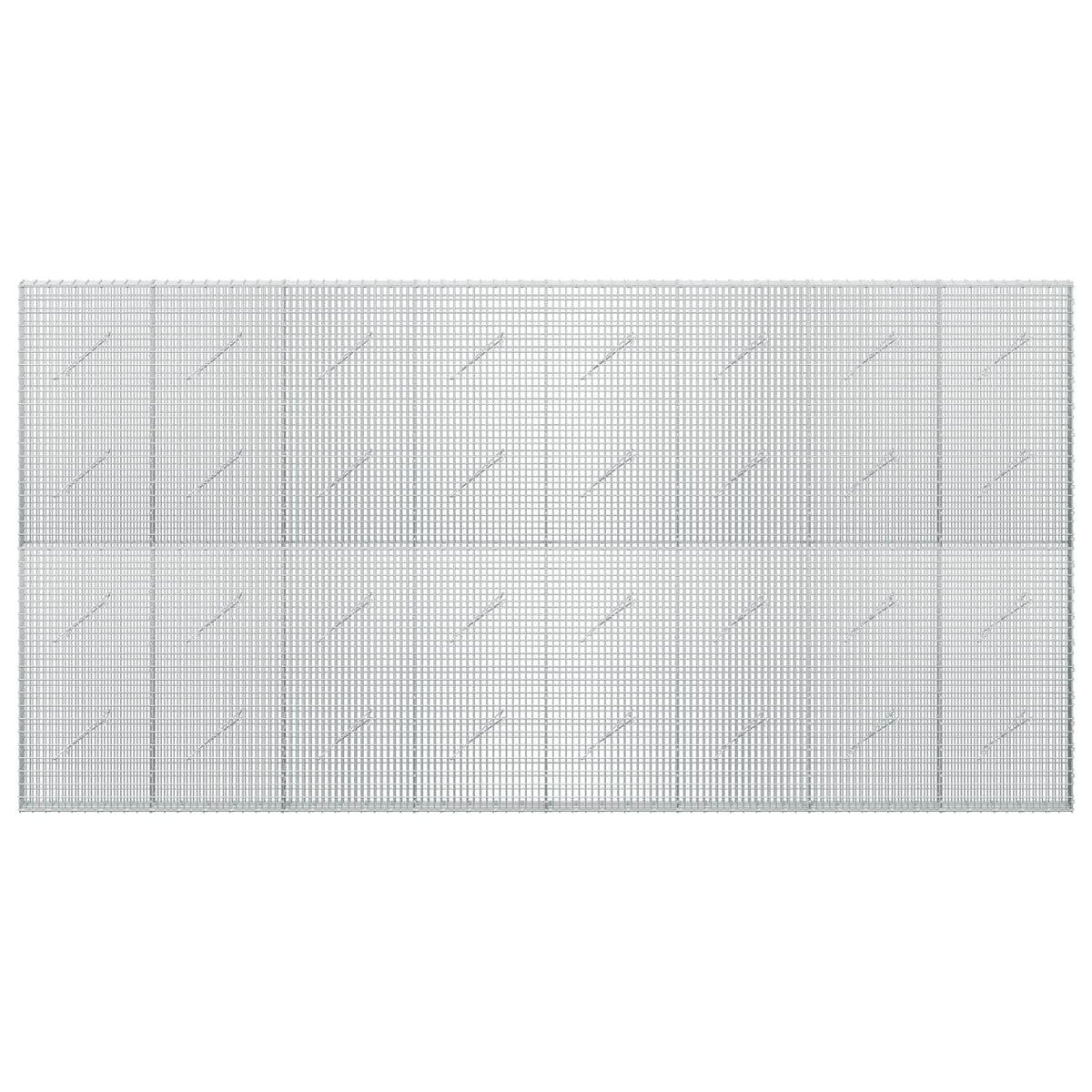 Gabion 3,5 mm langasta ja 5x2,5 cm verkosta 400x10x200 cm