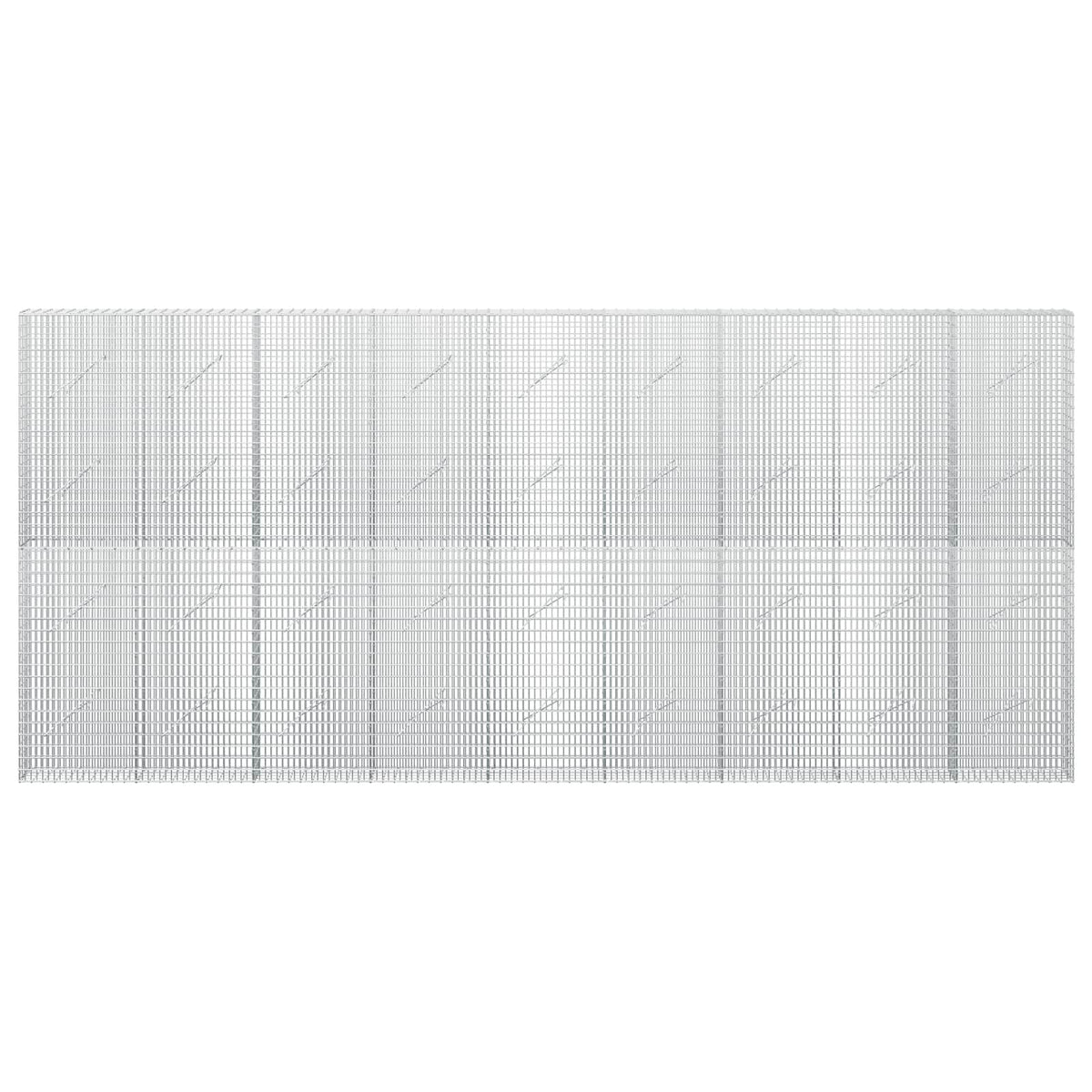 Gabion 3,5 mm langasta ja 5x2,5 cm verkosta 450x10x200 cm