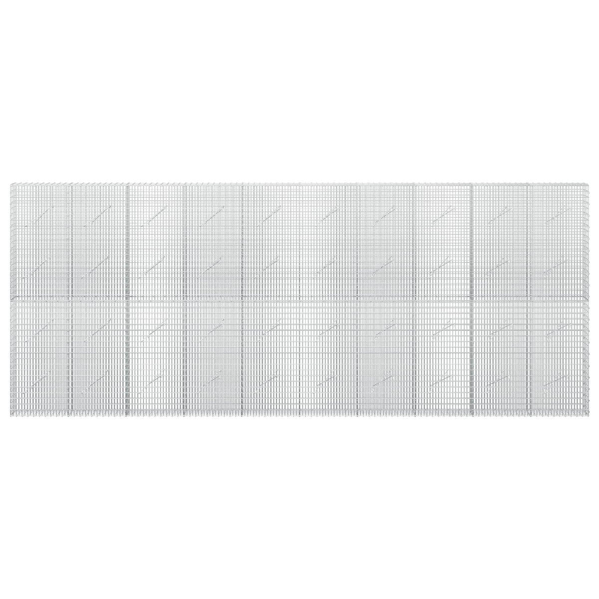 Gabion 3,5 mm langasta ja 5x2,5 cm verkosta 500x10x200 cm