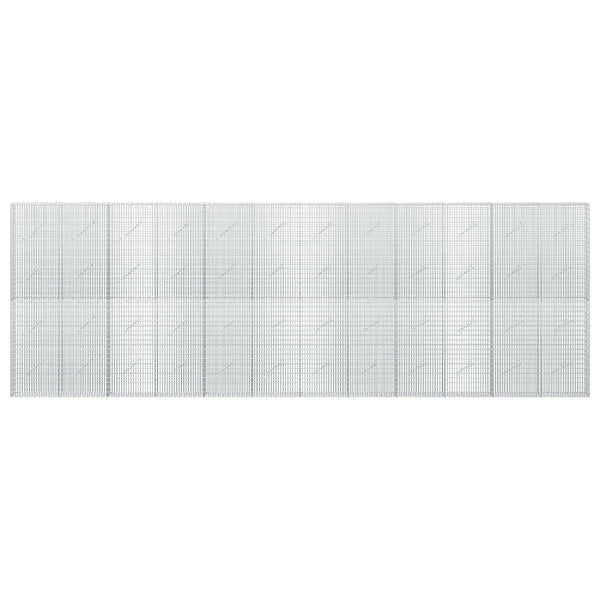 Gabion 3,5 mm langasta ja 5x2,5 cm verkosta 600x10x200 cm