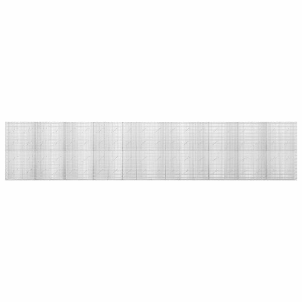 Gabion 3,5 mm langasta ja 5x2,5 cm verkosta 1000x10x200 cm