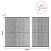Gabion 3,5 mm langasta ja 5x2,5 cm verkosta 1100x10x200 cm