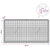 Gabion 3,5 mm langasta ja 5x2,5 cm verkosta 100x20x50 cm