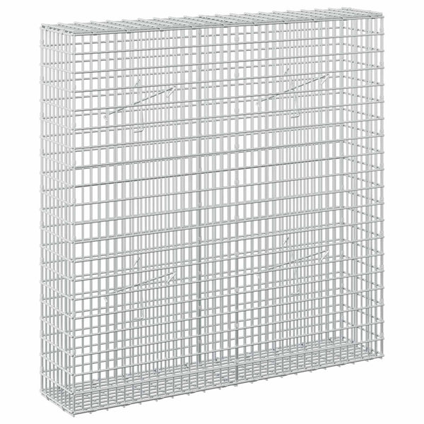Gabion 3,5 mm langasta ja 5x2,5 cm verkosta 100x20x100 cm