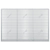 Gabion 3,5 mm langasta ja 5x2,5 cm verkosta 150x20x100 cm
