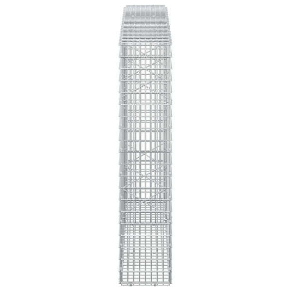 Gabion 3,5 mm langasta ja 5x2,5 cm verkosta 150x20x100 cm