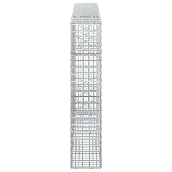 Gabion 3,5 mm langasta ja 5x2,5 cm verkosta 200x20x100 cm
