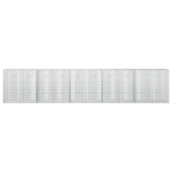 Gabion 3,5 mm langasta ja 5x2,5 cm verkosta 500x20x100 cm
