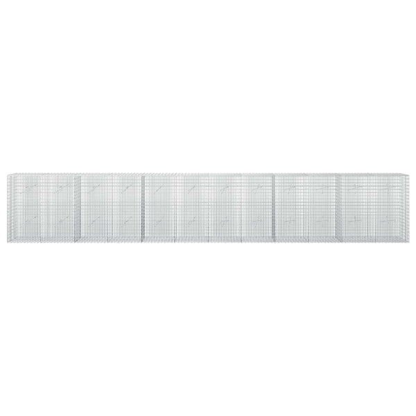 Gabion 3,5 mm langasta ja 5x2,5 cm verkosta 600x20x100 cm
