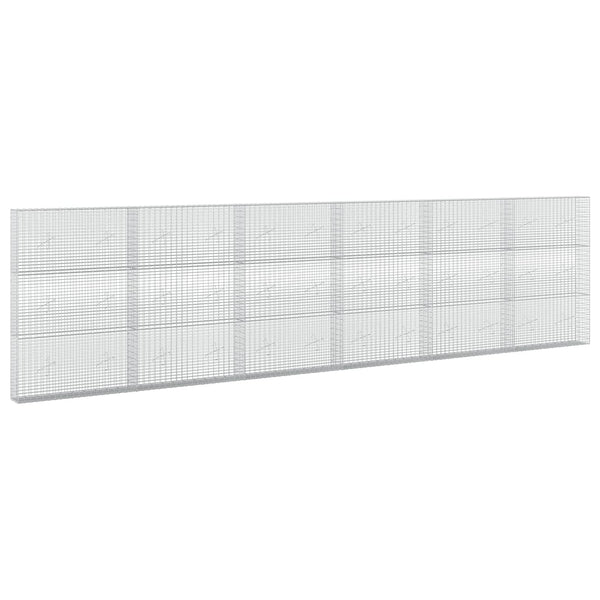 Gabion 3,5 mm langasta ja 5x2,5 cm verkosta 600x20x150 cm