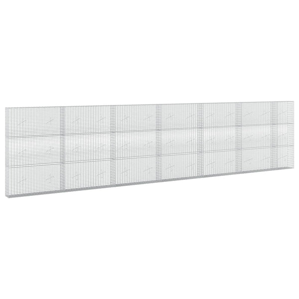 Gabion 3,5 mm langasta ja 5x2,5 cm verkosta 650x20x150 cm