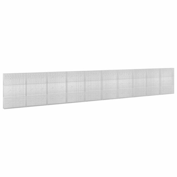Gabion 3,5 mm langasta ja 5x2,5 cm verkosta 1000x20x150 cm