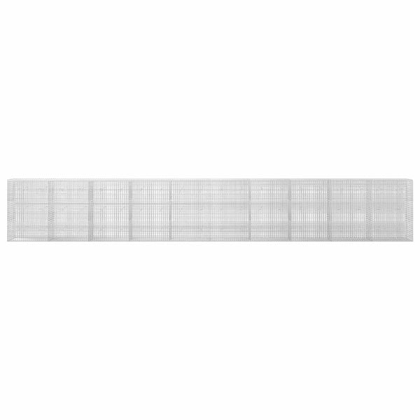 Gabion 3,5 mm langasta ja 5x2,5 cm verkosta 1000x20x150 cm