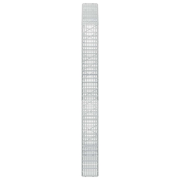 Gabion 3,5 mm langasta ja 5x2,5 cm verkosta 150x20x200 cm