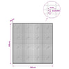 Gabion 3,5 mm langasta ja 5x2,5 cm verkosta 200x20x200 cm