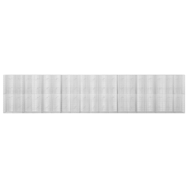 Gabion 3,5 mm langasta ja 5x2,5 cm verkosta 950x20x200 cm