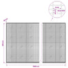 Gabion 3,5 mm langasta ja 5x2,5 cm verkosta 1000x20x200 cm
