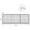 Gabion 3,5 mm langasta ja 5x2,5 cm verkosta 150x30x50 cm