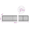 Gabion 3,5 mm langasta ja 5x2,5 cm verkosta 1050x30x50 cm