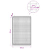 Gabion 3,5 mm langasta ja 5x2,5 cm verkosta 100x30x150 cm
