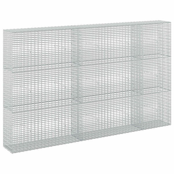 Gabion 3,5 mm langasta ja 5x2,5 cm verkosta 250x30x150 cm