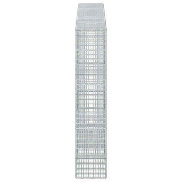 Gabion 3,5 mm langasta ja 5x2,5 cm verkosta 250x30x150 cm