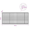 Gabion 3,5 mm langasta ja 5x2,5 cm verkosta 350x30x150 cm