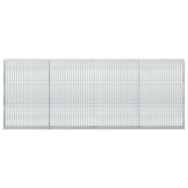 Gabion 3,5 mm langasta ja 5x2,5 cm verkosta 400x30x150 cm