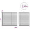 Gabion 3,5 mm langasta ja 5x2,5 cm verkosta 800x30x150 cm