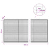 Gabion 3,5 mm langasta ja 5x2,5 cm verkosta 1200x30x150 cm