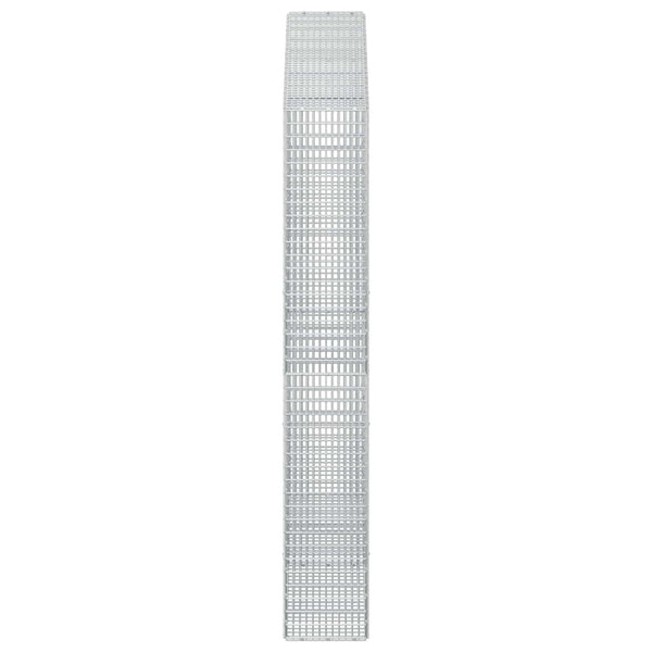 Gabion 3,5 mm langasta ja 5x2,5 cm verkosta 200x30x200 cm