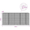Gabion 3,5 mm langasta ja 5x2,5 cm verkosta 450x30x200 cm