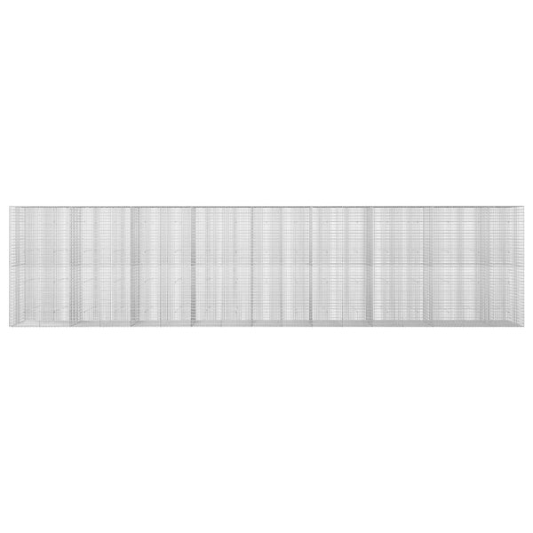Gabion 3,5 mm langasta ja 5x2,5 cm verkosta 850x30x200 cm