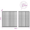 Gabion 3,5 mm langasta ja 5x2,5 cm verkosta 850x30x200 cm
