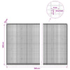 Gabion 3,5 mm langasta ja 5x2,5 cm verkosta 900x30x200 cm