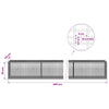 Gabion 3,5 mm langasta ja 5x2,5 cm verkosta 400x50x50 cm