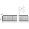 Gabion 3,5 mm langasta ja 5x2,5 cm verkosta 1050x50x50 cm