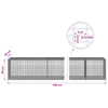 Gabion 3,5 mm langasta ja 5x2,5 cm verkosta 1150x50x50 cm