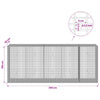 Gabion 3,5 mm langasta ja 5x2,5 cm verkosta 250x50x100 cm