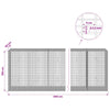 Gabion 3,5 mm langasta ja 5x2,5 cm verkosta 650x50x100 cm