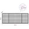 Gabion 3,5 mm langasta ja 5x2,5 cm verkosta 400x50x150 cm