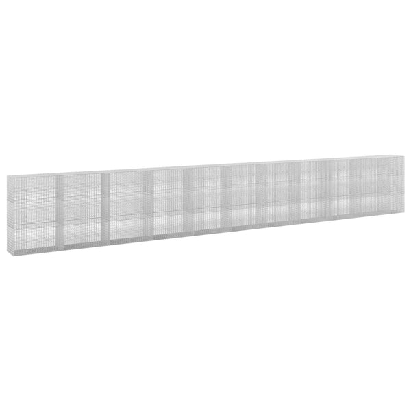 Gabion 3,5 mm langasta ja 5x2,5 cm verkosta 1050x50x150 cm