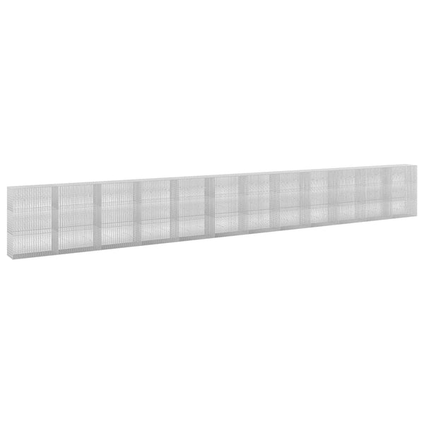 Gabion 3,5 mm langasta ja 5x2,5 cm verkosta 1200x50x150 cm