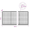Gabion 3,5 mm langasta ja 5x2,5 cm verkosta 1200x50x150 cm