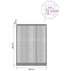 Gabion 3,5 mm langasta ja 5x2,5 cm verkosta 150x50x200 cm