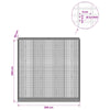 Gabion 3,5 mm langasta ja 5x2,5 cm verkosta 200x50x200 cm