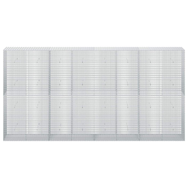 Gabion 3,5 mm langasta ja 5x2,5 cm verkosta 400x50x200 cm
