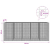Gabion 3,5 mm langasta ja 5x2,5 cm verkosta 500x50x200 cm