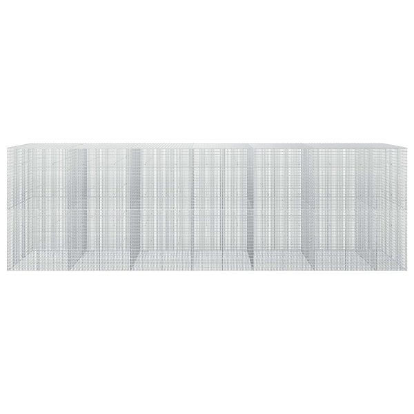 Gabion 3,5 mm langasta ja 5x2,5 cm verkosta 650x50x200 cm