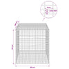 Gabion 3,5 mm langasta ja 5x2,5 cm verkosta 50x100x50 cm